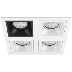 Встраиваемый светильник Lightstar D54607060606 Domino под лампы 4xGU5.3 200W