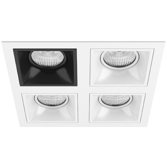 Встраиваемый светильник Lightstar D54607060606 Domino под лампы 4xGU5.3 200W