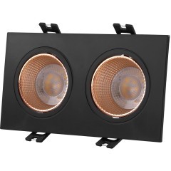 DK3072-BBR Встраиваемый светильник, IP 20, 10 Вт, GU5.3, LED, черный/бронзовый, пластик DK3072-BBR Встраиваемый светильник, IP 20, 10 Вт, GU5.3, LED, черный/бронзовый, пластик