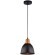 Подвесной светильник с 1 плафоном Arte Lamp A4245SP-1BK EURICA под лампу 1xE27 60W