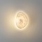 Odeon Light MARBELLA 6684/5WL Настенный LED-светильник органический минимализм, 5Вт, 400Лм, CCT перекл. цветовой температуры на корпусе 3000/3500/4000К, CRI90, 220В, IP20, белый алебастр и бронзовый металл, высота 144 мм, ширина 100 мм, глубина 73 мм