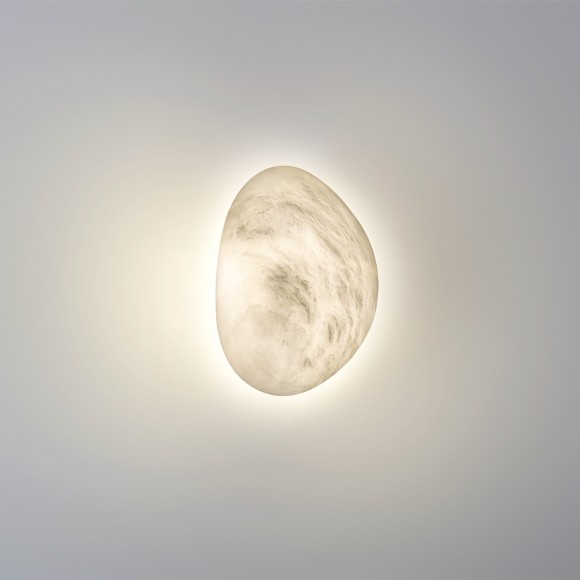 Odeon Light MARBELLA 6684/5WL Настенный LED-светильник органический минимализм, 5Вт, 400Лм, CCT перекл. цветовой температуры на корпусе 3000/3500/4000К, CRI90, 220В, IP20, белый алебастр и бронзовый металл, высота 144 мм, ширина 100 мм, глубина 73 мм Odeon Light MARBELLA 6684/5WL Настенный LED-светильник органический минимализм, 5Вт, 400Лм, CCT перекл. цветовой температуры на корпусе 3000/3500/4000К, CRI90, 220В, IP20, белый алебастр и бронзовый металл, высота 144 мм, ширина 100 мм, глубина 73 мм