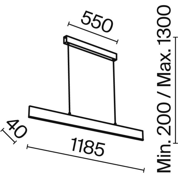Подвесной светильник Step P010PL-L30B