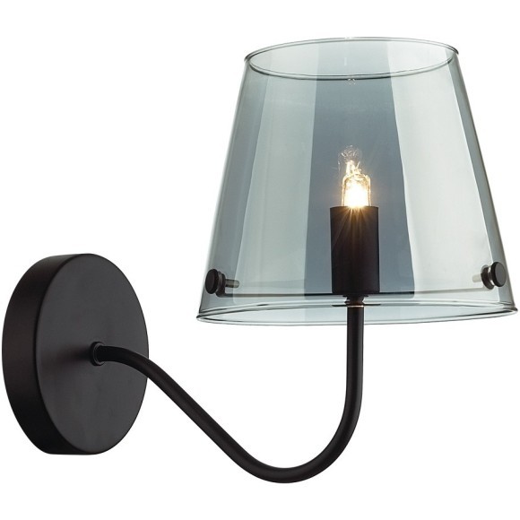 6570/1W MODERNI LN24 черный/дымчатый/металл/стекло Бра G9 1*20W 220V SMOKY 6570/1W MODERNI LN24 черный/дымчатый/металл/стекло Бра G9 1*20W 220V SMOKY