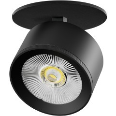 Черный встраиваемый поворотный светодиодный спот 15Вт 36° CRI90 1700Лм 4000К Alta Pro Lightstar A5547RS Черный встраиваемый поворотный светодиодный спот 15Вт 36° CRI90 1700Лм 4000К Alta Pro Lightstar A5547RS