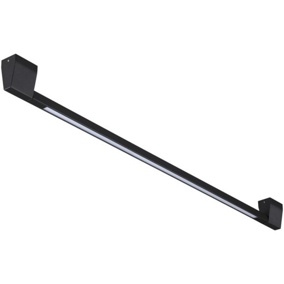 359891 Черный уличный настенный светодиодный линейный светильник 120см (с пов. плафоном) IP54 12Вт 4000К 580Лм CRI80 Novotech VESPERA
