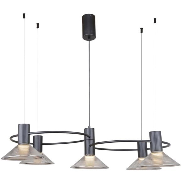 4622-5P, подвесная люстра, L750xW500xH500/1300, 5xLEDx6W, 2400LM, 3000K, included