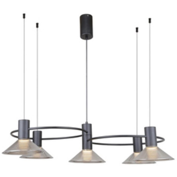 4622-5P, подвесная люстра, L750xW500xH500/1300, 5xLEDx6W, 2400LM, 3000K, included