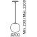 Подвесной светильник Technical P039PL-5W3K-20INS-B