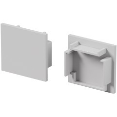 Комплект заглушек (для профиля 25×22) 2 шт., ALM-2522-S-EC 642065 Комплект заглушек (для профиля 25×22) 2 шт., ALM-2522-S-EC 642065