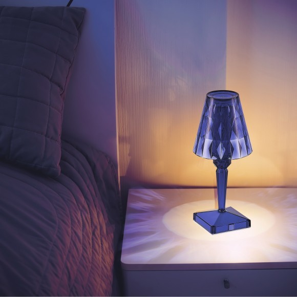 SL1010.714.01 Прикроватная лампа ST-Luce Синий/Синий LED 1*2W 3000K/4000K/6000K SPARKLE
