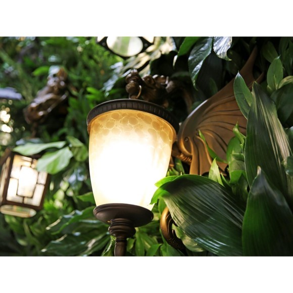 Уличный настенный светильник Favourite 1717-1W Dragon IP44 под лампу 1xE27 60W