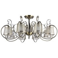 Люстра потолочная Freya FR2020-CL-08-BZ Simone под лампы 8xE14 40W