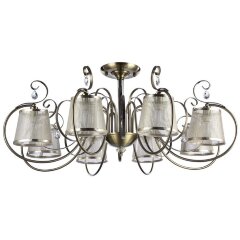 Люстра потолочная Freya FR2020-CL-08-BZ Simone под лампы 8xE14 40W Люстра потолочная Freya FR2020-CL-08-BZ Simone под лампы 8xE14 40W