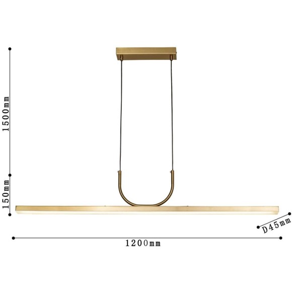 Подвесной светильник Raya 4097-2P
