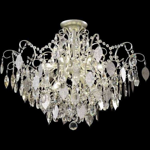 Светильник потолочный Crystal Lux ESMIRALDA PL9 SILVER 0524/109