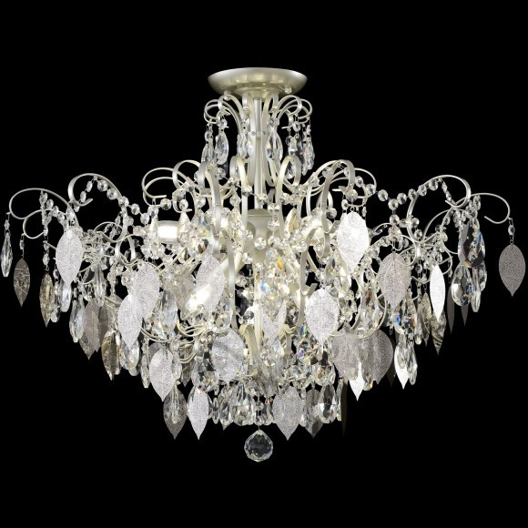 Светильник потолочный Crystal Lux ESMIRALDA PL9 SILVER 0524/109