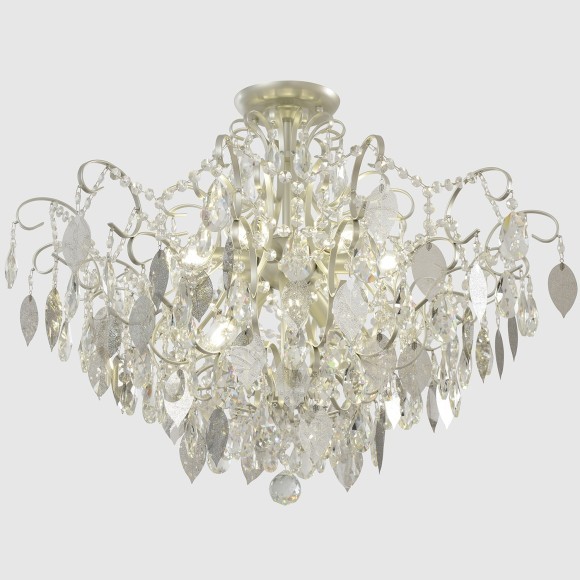 Светильник потолочный Crystal Lux ESMIRALDA PL9 SILVER 0524/109
