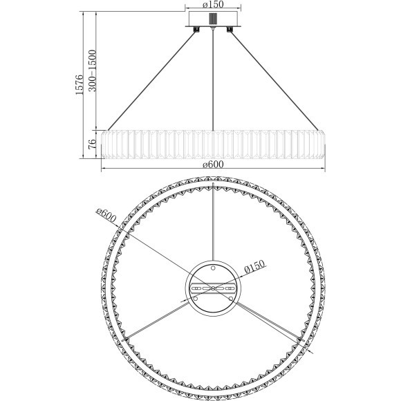 Подвесной светильник Freya FR5257PL-L25CH Подвесной светильник Freya FR5257PL-L25CH