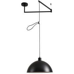 8321/1C MODERNI LN26 301 черный, металл Люстра подвесная E27 1*60W 220V ARMINA