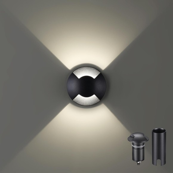 Встраиваемый грунтовый светильник IP67 LED 3W 4000K 12V/24V Odeon Light WALD 6662/2GL