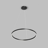 DK6273-BK Светильник подвесной ввиде черного кольца с переключателем цветовой температуры Denkirs RAYDIA 60 Вт 3000–4000К