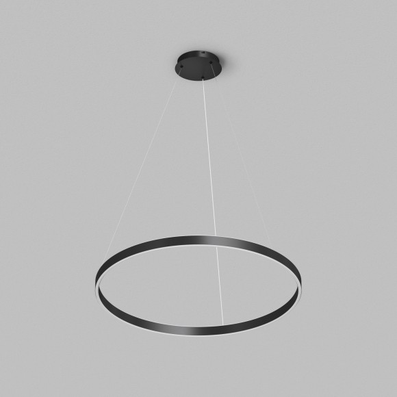 DK6273-BK Светильник подвесной ввиде черного кольца с переключателем цветовой температуры Denkirs RAYDIA 60 Вт 3000–4000К