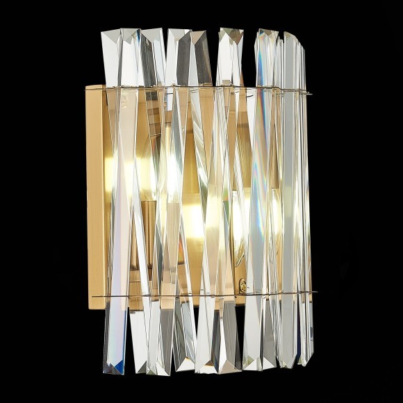 SL1170.301.02 Бра ST-Luce Латунь/Прозрачный E14 2*40W FABIO SL1170.301.02 Бра ST-Luce Латунь/Прозрачный E14 2*40W FABIO