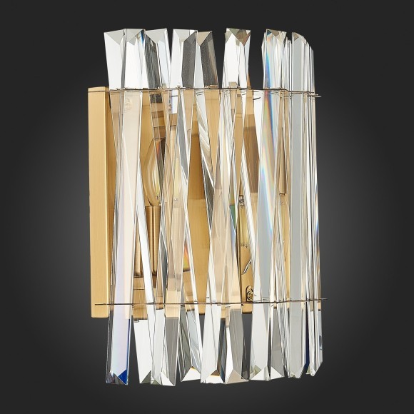 SL1170.301.02 Бра ST-Luce Латунь/Прозрачный E14 2*40W FABIO SL1170.301.02 Бра ST-Luce Латунь/Прозрачный E14 2*40W FABIO