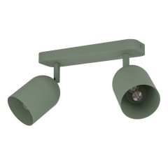 44133 EGLO TILSTON Потолочный спот с 2 лампами E14, 80Вт, сталь, зеленый, IP20