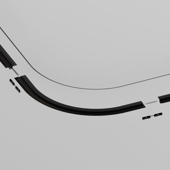 Радиусный коннектор D600 для шинопровода в ГКЛ 9.5мм Maytoni Levity TRA184-R600-12B Радиусный коннектор D600 для шинопровода в ГКЛ 9.5мм Maytoni Levity TRA184-R600-12B