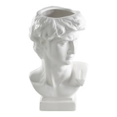 421001 FELICIEN Декоративная ваза L160, B140, H260, керамика, белый 421001 FELICIEN Декоративная ваза L160, B140, H260, керамика, белый