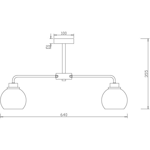 Люстра потолочная Freya FR5176PL-05BS Neptune под лампы 5xE14 60W