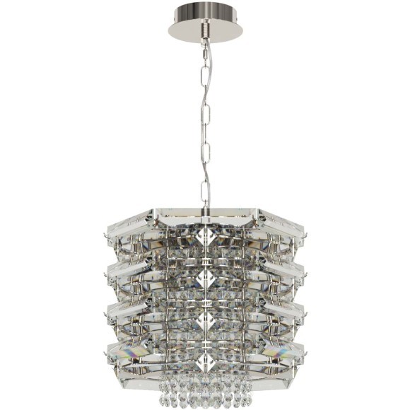 SL6137.103.04 Светильник подвесной ST-Luce никель/прозрачный E14 4*40W STROZZI SL6137.103.04 Светильник подвесной ST-Luce никель/прозрачный E14 4*40W STROZZI