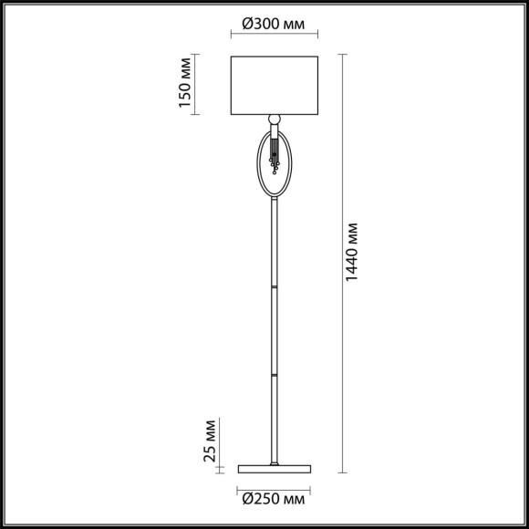 Торшер с абажуром Lumion 4515/1F SANTIAGO под лампу 1xE27 60W Торшер с абажуром Lumion 4515/1F SANTIAGO под лампу 1xE27 60W