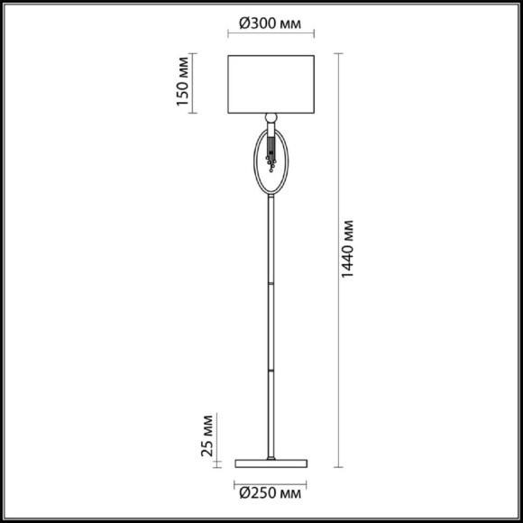 Торшер с абажуром Lumion 4515/1F SANTIAGO под лампу 1xE27 60W Торшер с абажуром Lumion 4515/1F SANTIAGO под лампу 1xE27 60W