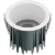 Favourite Notio 4816-1C Белый круглый встраиваемый светодиодный светильник-спот downlight диаметром 83 мм, металл, стекло LED 12Вт 3000K 1299Лм CRI90 36° IP54 220В