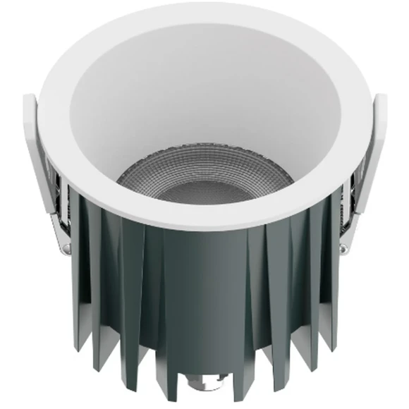 Favourite Notio 4816-1C Белый круглый встраиваемый светодиодный светильник-спот downlight диаметром 83 мм, металл, стекло LED 12Вт 3000K 1299Лм CRI90 36° IP54 220В
