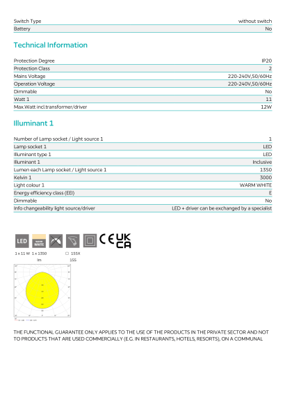 Встраиваемый светильник EGLO FUEVA 5 99163, встроенный LED 11Вт, 3000К, 1350Лм, размер 166 × 166 мм, монтажное отверстие 155 × 155 мм, глубина встраивания 26 мм