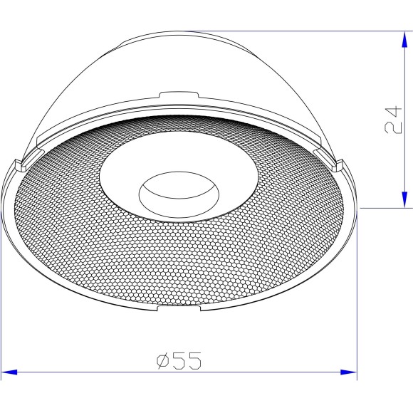 Сменная линза 24град (для светильников серии Focus с диам. плафона 65мм) LensD50-24