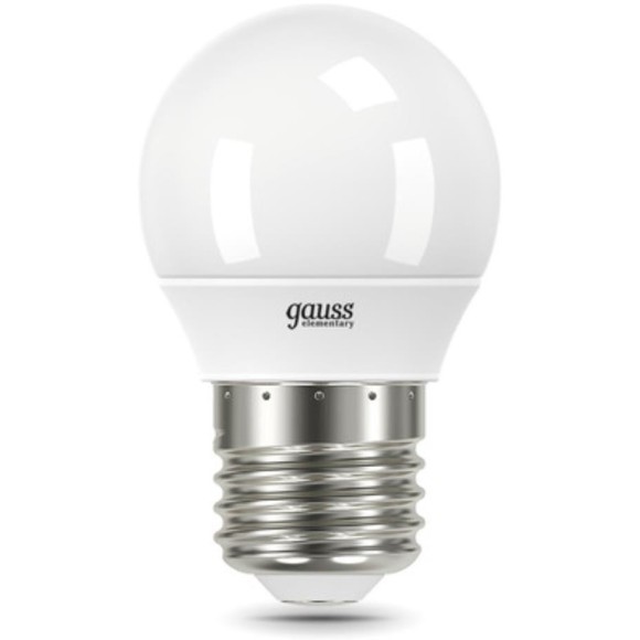 53222 Лампа Gauss LED Elementary Шар 12W 920lm E27 4100K 1/10/100
