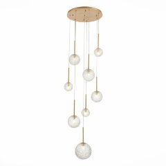 SL1152.203.08 Светильник подвесной ST-Luce Золотистый/Прозрачный G9 8*5W ARCOBALINO SL1152.203.08 Светильник подвесной ST-Luce Золотистый/Прозрачный G9 8*5W ARCOBALINO