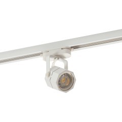 DK6004-WH Трековый светильник IP 20, 50 Вт, GU10, белый, алюминий