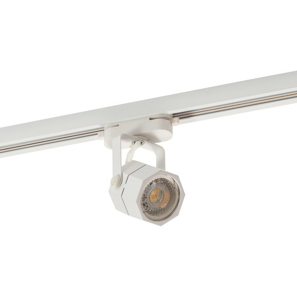 DK6004-WH Трековый светильник IP 20, 50 Вт, GU10, белый, алюминий