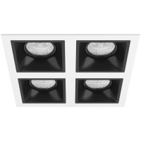 Встраиваемый светильник Lightstar D54607070707 Domino под лампы 4xGU5.3 200W