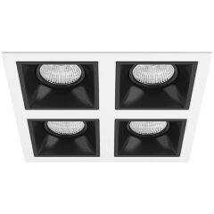 Встраиваемый светильник Lightstar D54607070707 Domino под лампы 4xGU5.3 200W