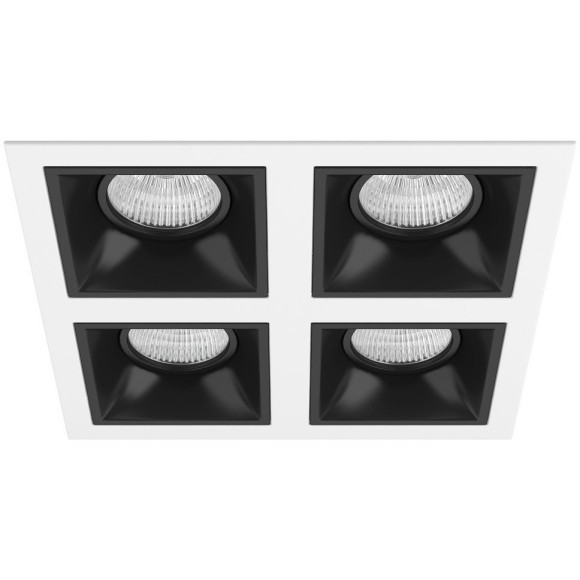 Встраиваемый светильник Lightstar D54607070707 Domino под лампы 4xGU5.3 200W