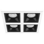 Встраиваемый светильник Lightstar D54607070707 Domino под лампы 4xGU5.3 200W