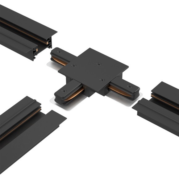 Т-соединитель для встр. в ГКЛ однофазного шинопровода Crystal Lux CLT 0.2211 02 BL