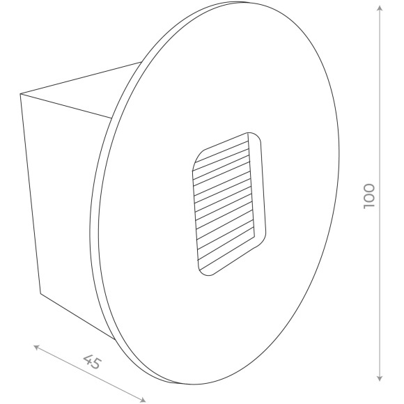 SL9501.401.01 ST Luce VISANO Уличный настенный светильник, LED, 4000K 1х1W, черный SL9501.401.01 ST Luce VISANO Уличный настенный светильник, LED, 4000K 1х1W, черный